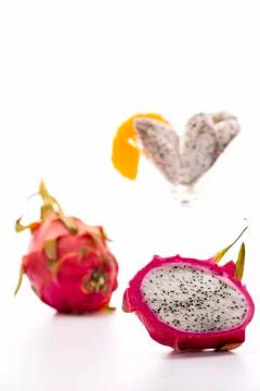 Dragonfruit for dessert. Stock Photos