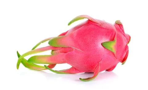Dragonfruit isolated on the white background Stock Photos
