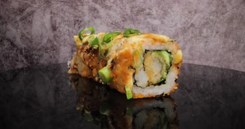 Dragonroll Sushi Stock Footage 151772342