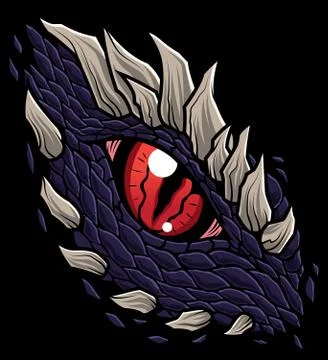 Dragons Eye Mascot Illustrazione stock