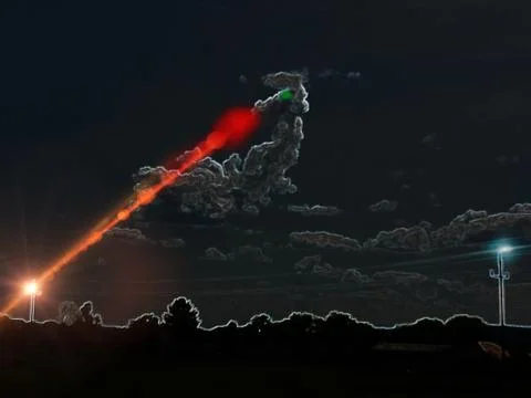 DRAGONS   fire-power Stock Illustration