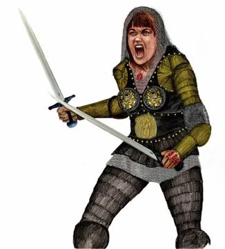 Dragonslayer Illustrazione stock