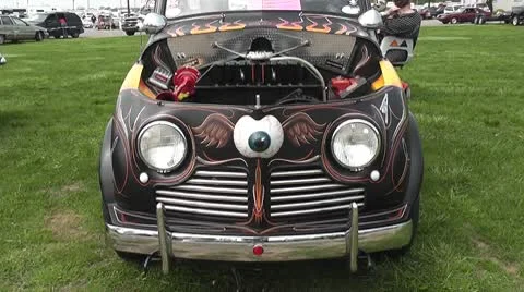 DRAGRACING-009 CLASSIC CAR Stock Footage 10678441
