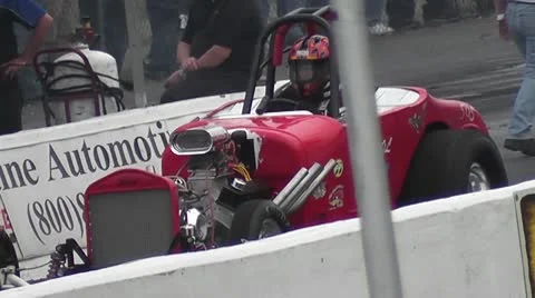 DRAGRACING-075 BLAST OFF Stock Footage 10679417