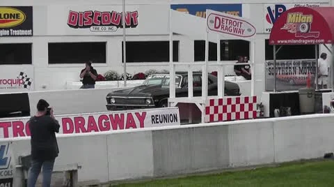 DRAGRACING-091 JUMPING THE GUN Stock Footage 10679591