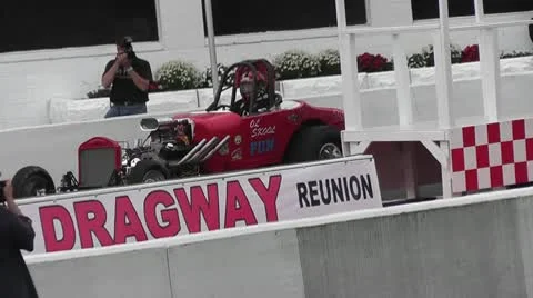 DRAGRACING-092 RED CUSTOM Stock Footage 10679589