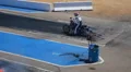 At the dragstrip with just about anything that has wheels - 3 HD Footage