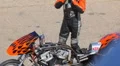 At the dragstrip with just about anything that has wheels - 40 HD видео футажи
