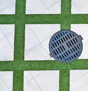 Drain cover Stock Photos
