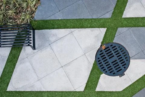 Drain cover Stock Photos