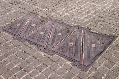 Drain cover Stock Photos