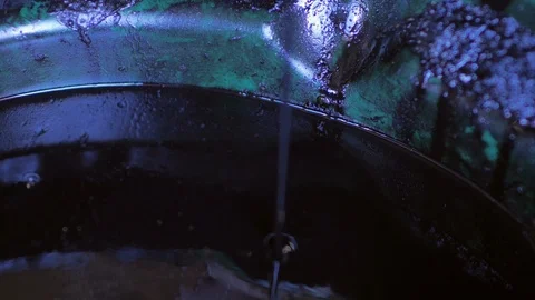 Drain Engine Sump Oil Stock Footage 98637525