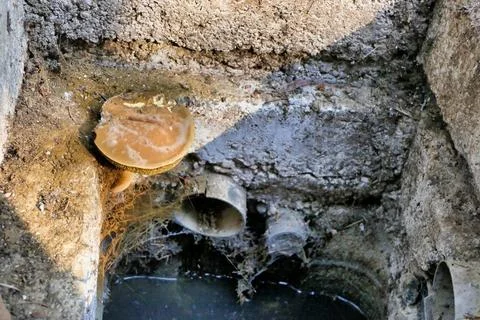 Drain Mushroom. Stock Photos