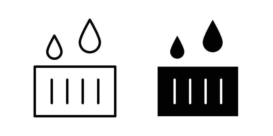 Drain or Drainage icon vector, symbol, logo illustrations Stock Illustration