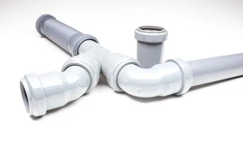 Drain pipe pvc Stock Photos