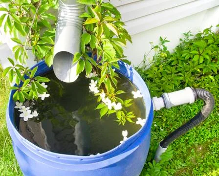 Drain for rainwater Stock Photos