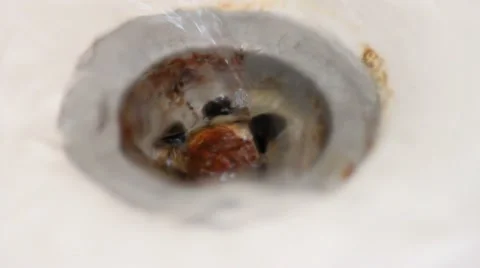 Drain with running water Stock Footage 47114163
