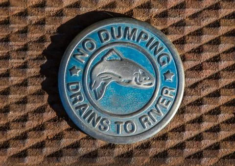 Drain sign Stock Photos