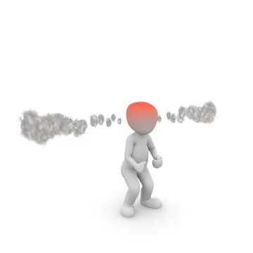 Drain the steam Stock Illustration