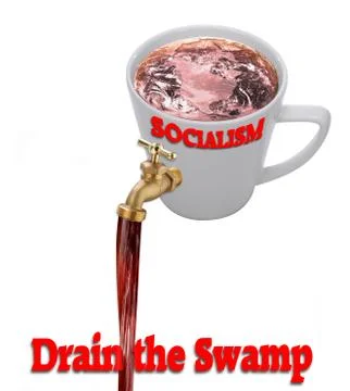 Drain the Swamp. Stock Photos