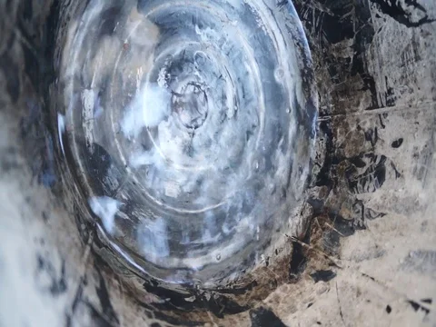 Drain water in the bucket Stock Footage 74513512