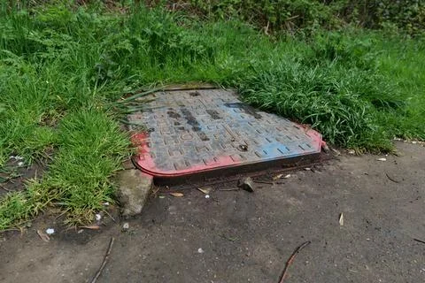 Drainage cover Stock Photos