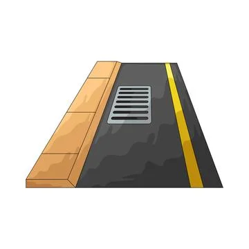 Drainage illustration Stock Illustration