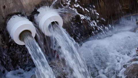 Drainage irrigation Video stock 256866109