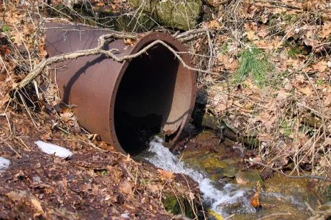 Drainage Pipe Stock Photos