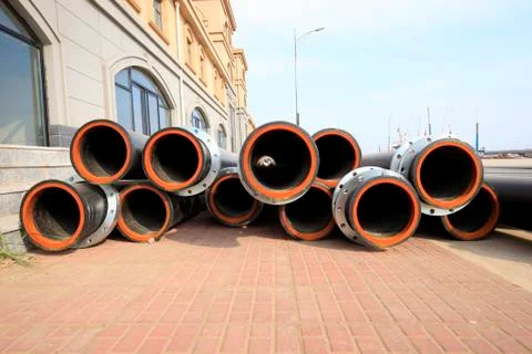 The drainage pipe Stock Photos