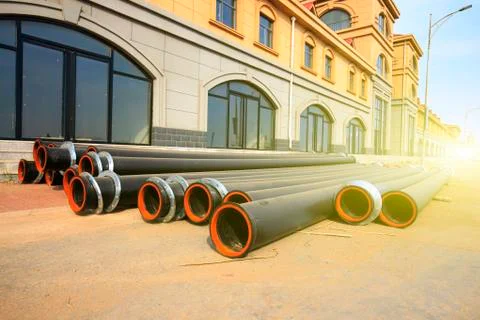 The drainage pipe Stock Photos