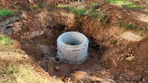 Drainage work Фото