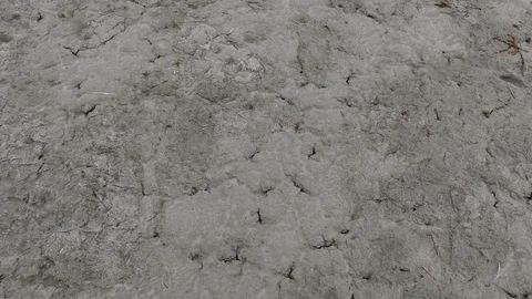 Drained Salt Lake Stock Footage 101629649