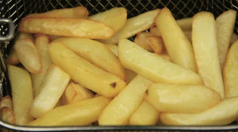 Draining Chips In Close Up Stock Footage 37172034