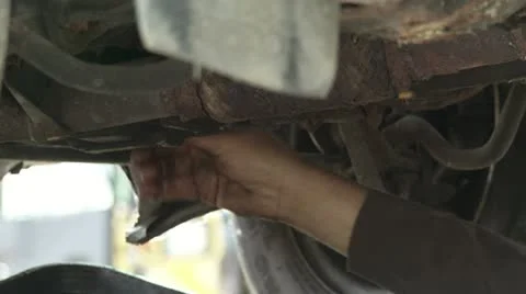 Draining Off Oil Stock Footage 22787053