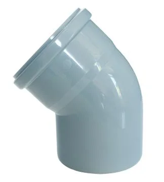 Draining pipe bend Stock Photos