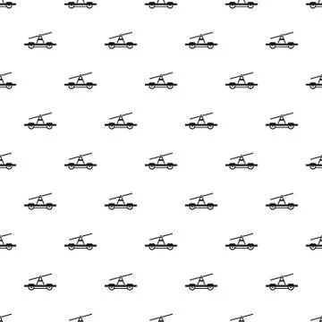 Draisine or handcar pattern vector 库存插图