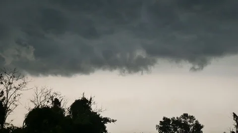 Drak cloud before strom. Stock Footage 107826485