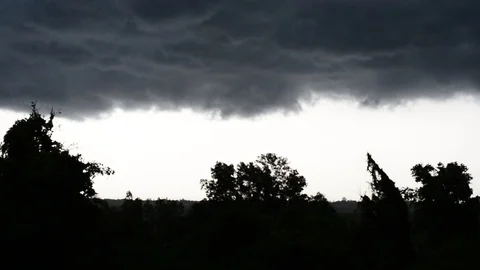 Drak cloud before strom. Stock Footage 107826786