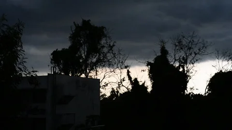 Drak cloud before strom. Stock Footage 107826920