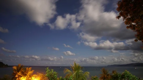 Drake Bay, Costa Rica - Timelapse Stock Footage