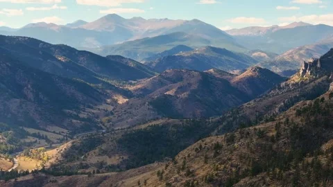 Drake Colorado 03 | Front Range | Rocky Mountains | 4K Drone Footage Stock Footage 293244761
