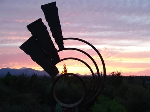 Drake sunset Stock Photos