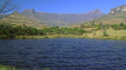 Drakensberg Ampitheatre Stock Footage 11247101