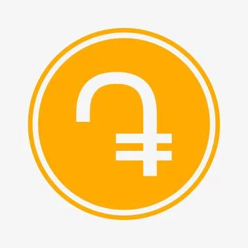 Dram vector icon. Currency symbol of Armenia Stock Illustration