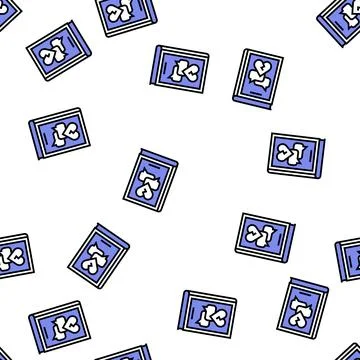 Drama genre vector seamless pattern Stock Illustration
