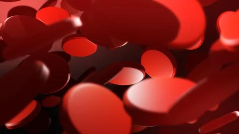 Dramatic 3D Animation of Ibuprofen Pills Spinning over Dark Background0 Illustrazione stock