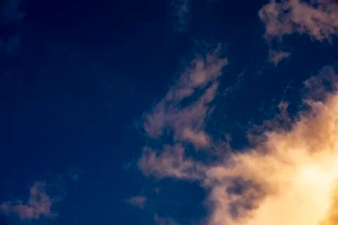 Dramatic Afternoon Sky Foto stock