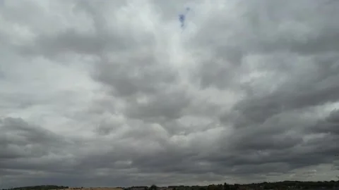 Dramatic and Beautiful Clouds and Sky over Great Britain of England UK Stock Footage 221149434