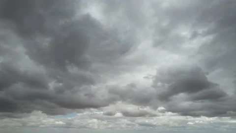 Dramatic and Beautiful Clouds and Sky over Great Britain of England UK Video stock 221150385